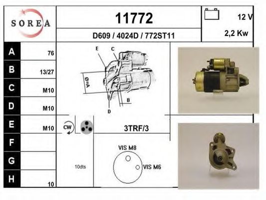 Стартер EAI 11772