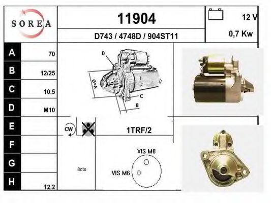 Стартер EAI 11904