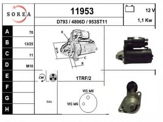 Стартер EAI 11953