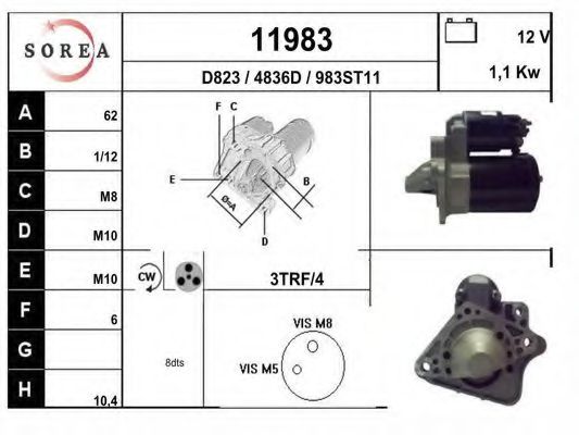 Стартер EAI 11983