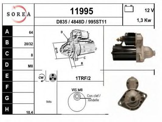 Стартер EAI 11995