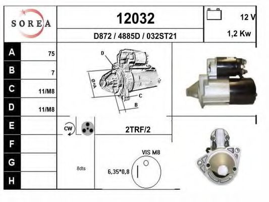 Стартер EAI 12032