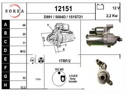 Стартер EAI 12151