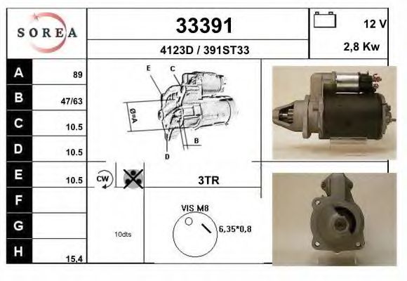 Стартер EAI 33391