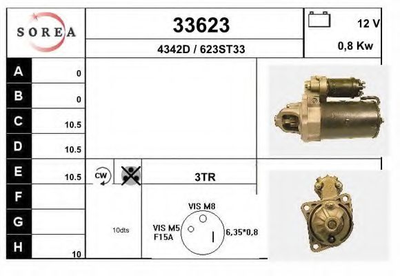 Стартер EAI 33623