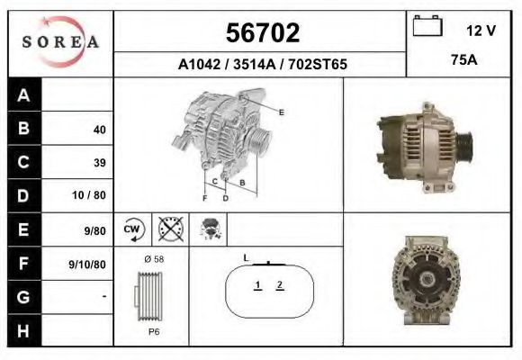 Генератор EAI 56702