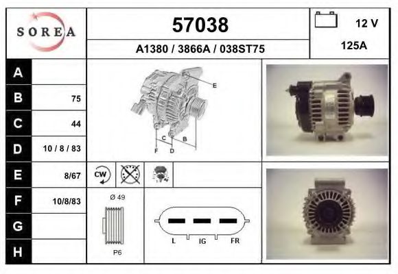 Генератор EAI 57038