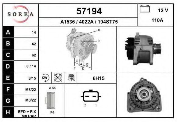 Генератор EAI 57194