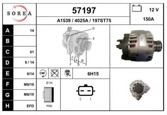 Генератор EAI 57197