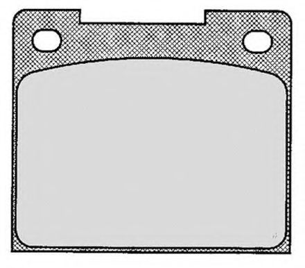 Комплект тормозных колодок, дисковый тормоз HAVAM 2211