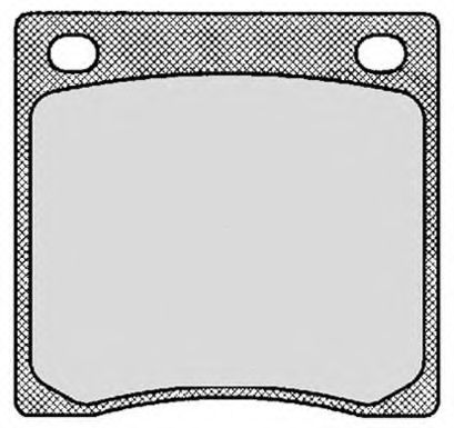 Комплект тормозных колодок, дисковый тормоз RAICAM 20128
