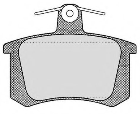 Комплект тормозных колодок, дисковый тормоз RAICAM RA.0309.2