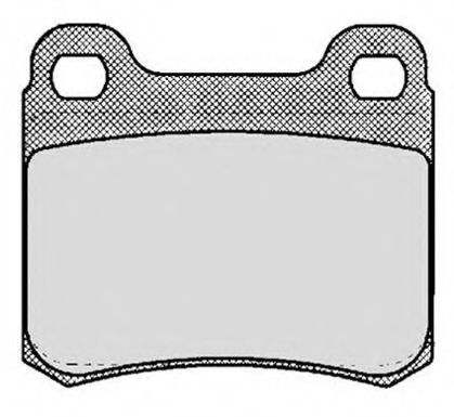 Комплект тормозных колодок, дисковый тормоз RAICAM RA.0312.1
