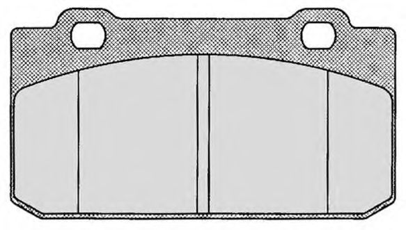 Комплект тормозных колодок, дисковый тормоз RAICAM RA.0313.0
