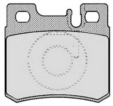 Комплект тормозных колодок, дисковый тормоз RAICAM RA.0481.0