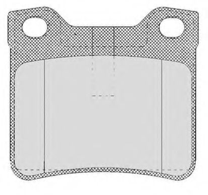 Комплект тормозных колодок, дисковый тормоз RAICAM RA.0539.1