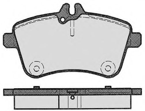 Комплект тормозных колодок, дисковый тормоз RAICAM RA.0842.0