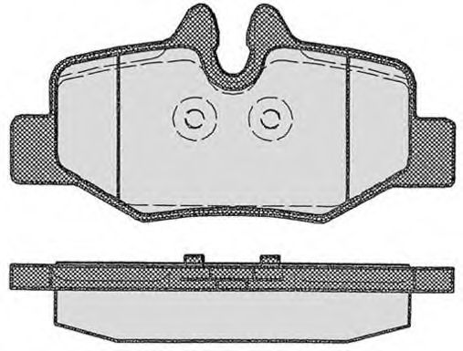 Комплект тормозных колодок, дисковый тормоз RAICAM RA.0845.0
