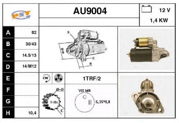 Стартер SNRA AU9004