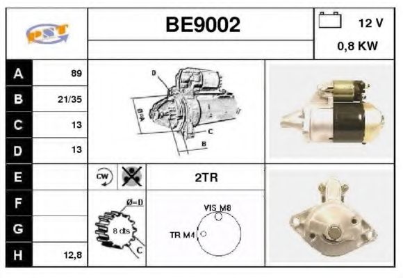Стартер SNRA BE9002