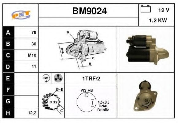 Стартер SNRA BM9024