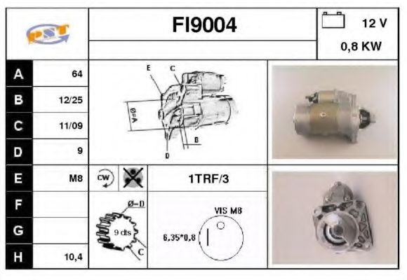 Стартер SNRA FI9004