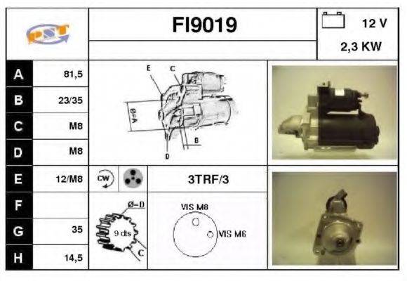 Стартер SNRA FI9019