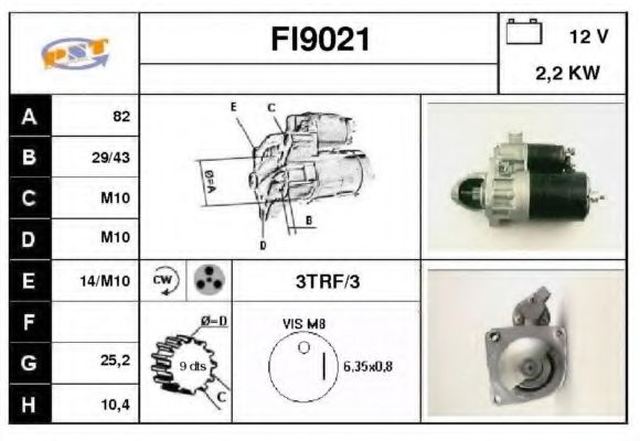 Стартер SNRA FI9021