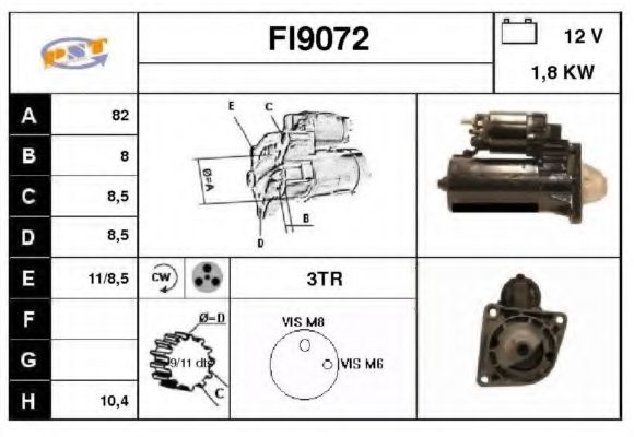 Стартер SNRA FI9072