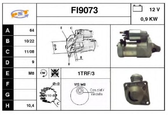 Стартер SNRA FI9073