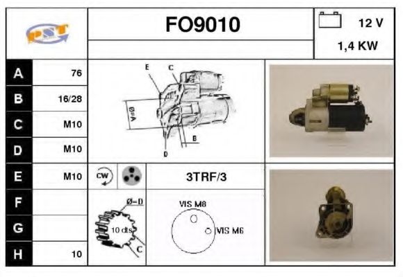 Стартер SNRA FO9010