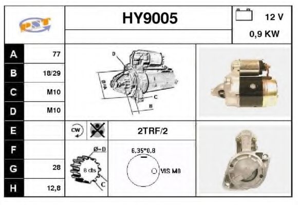 Стартер SNRA HY9005