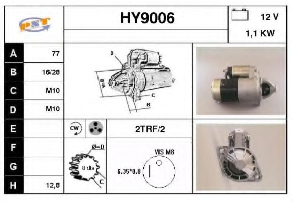 Стартер SNRA HY9006