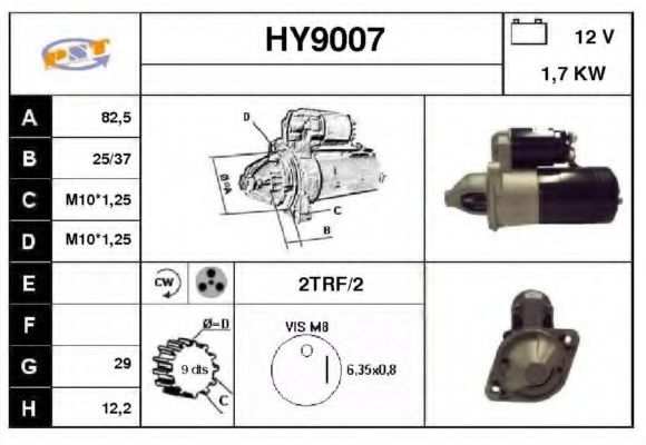 Стартер SNRA HY9007