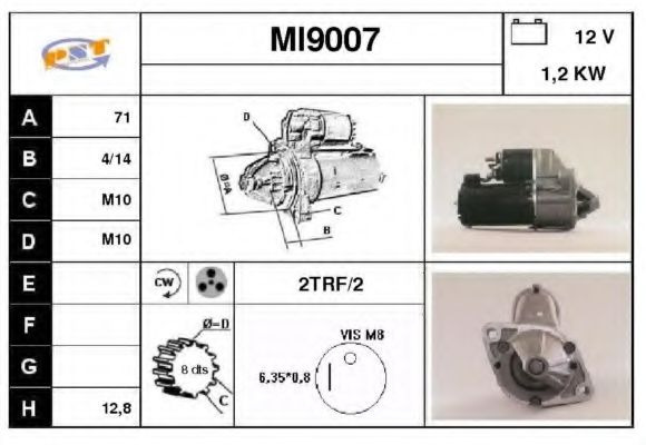 Стартер SNRA MI9007