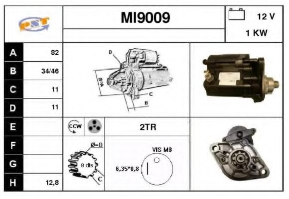 Стартер SNRA MI9009