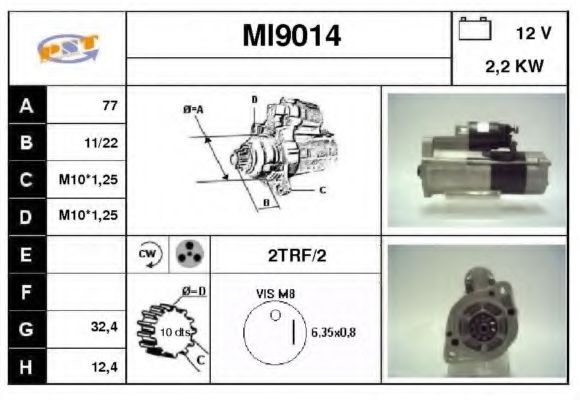 Стартер SNRA MI9014