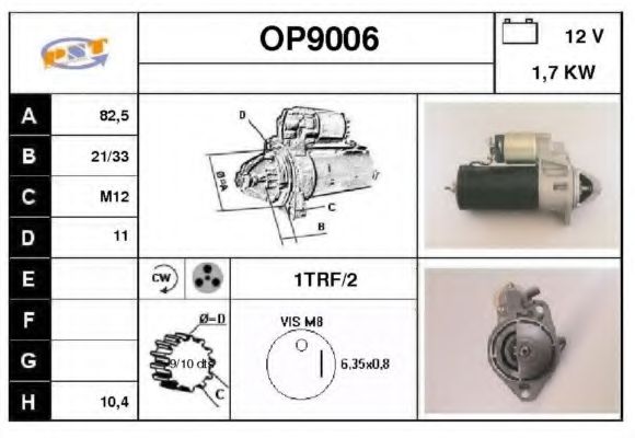 Стартер SNRA OP9006