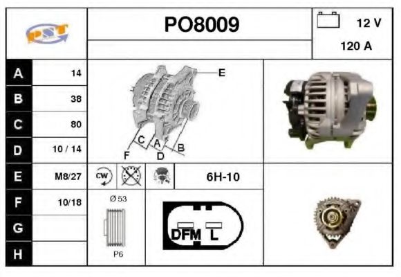 Генератор SNRA PO8009