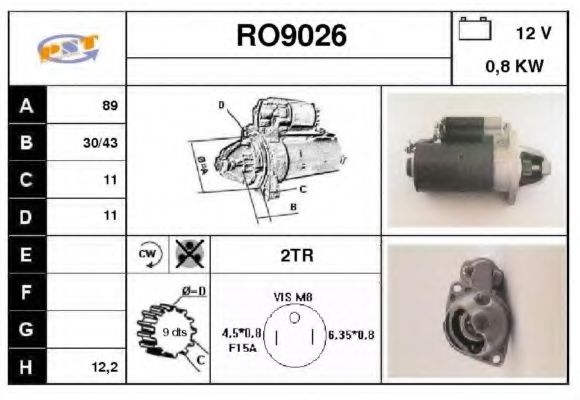 Стартер ELSTOCK 26021