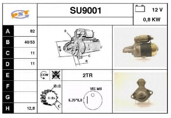 Стартер SNRA SU9001