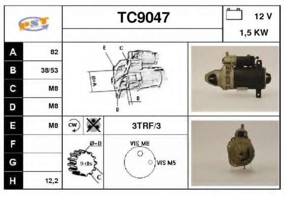 Стартер SNRA TC9047