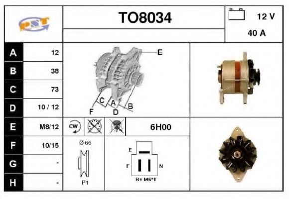 Генератор SNRA TO8034