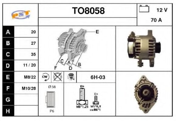 Генератор SNRA TO8058