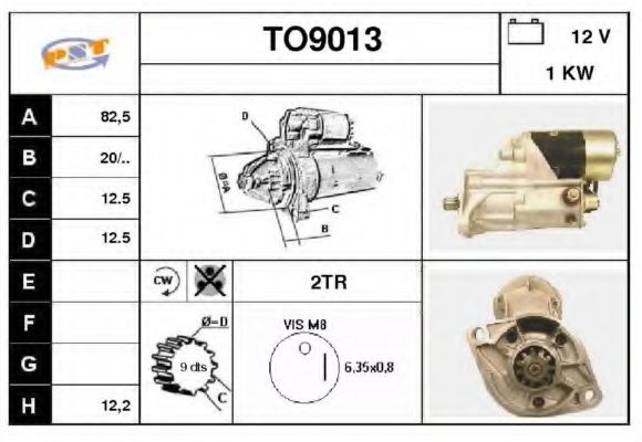 Стартер SNRA TO9013