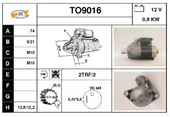 Стартер SNRA TO9016