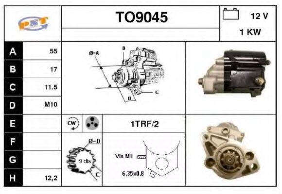 Стартер SNRA TO9045