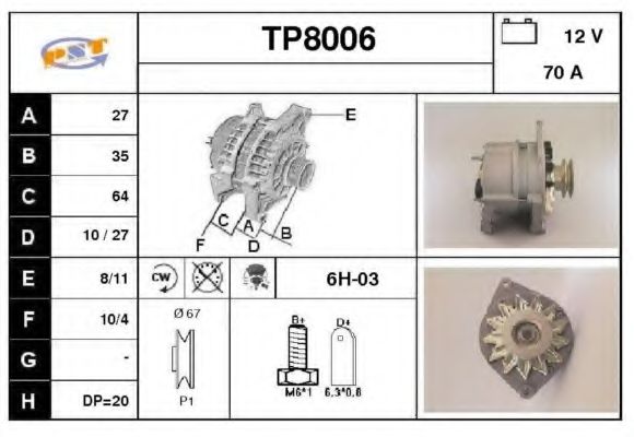 Генератор SNRA TP8006