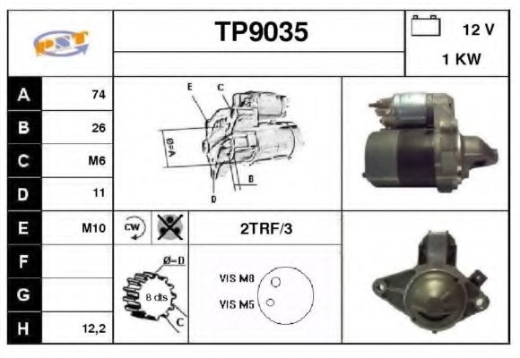 Стартер SNRA TP9035