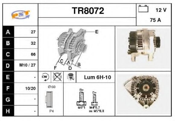 Генератор SNRA TR8072